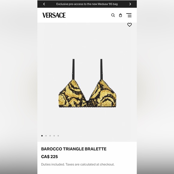 Brand new with tag Versace bra and underwear - Picture 9 of 10